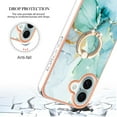 thumbnail image 5 of Case for Samsung Galaxy A03S Marble-patterned phone case with 360° rotating ring stand - Stylish and practical protection, 5 of 6