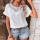 thumbnail image 5 of TaTaai Womens Solid Color Short Sleeve Tshirt Loose Fit Casual Blouse Versatile Summer Top Fashion Basic Wear Gift, 5 of 7