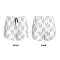 thumbnail image 4 of Disketp Turtle Print Women's Shorts Workout Shorts for Athletic Gym Running Shorts with Phone Pockets Large, 4 of 8
