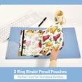 thumbnail image 5 of ALAZA 2 Pack Pencil Pouch Christmas Bells Pencil Case for 3 Ring Binder Clear Window Pencil Bag Organizers, 5 of 6