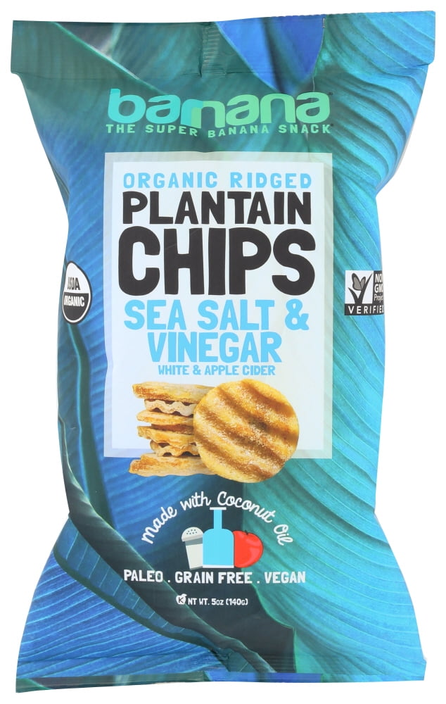 Barnana Plantain Chips Sea Salt And Vinegar , 5 Oz