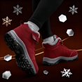 thumbnail image 4 of Winter Men's Anti-Slip Fleece Snow Boots, Thick Cotton Padded Warm Short Boots for Couple Matching, 4 of 5
