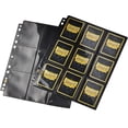 thumbnail image 2 of Dragon Shield Binder Pages - 18 Pocket Clear with Black Back - 50x18 Binder Pages - Trading Cards - Card Games - Compatible with Pokemon, Yugioh, and Magic The Gathering MTG TCG OCG & Hockey Cards, 2 of 2