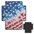 thumbnail image 2 of ZIATUBLES American Flag Star Print Recliner Chair Cover, Quilted Polyester Furniture Protector with Anti-Slip Silicone Dots, Washable Pet Friendly Seat Cushion Slipcover for Living Room, 2 of 8