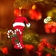 thumbnail image 4 of Colgante de árbol de Navidad de acrílico 2D con letras | Juego de 26 adornos con iniciales del alfabeto para decoración navideña, 4 of 6