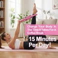 thumbnail image 4 of ElaraFit Home Juego de anillo y pelota de pilates para mujeres con 5 bandas de resistencia Kit de iniciación de elementos esenciales de entrenamiento Magic Circle de 13 pulgadas para principiantes, to, 4 of 7