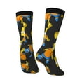 thumbnail image 4 of Simpsons Adult Socks Casual Tube Socks Durable Comfort Calf Socks Soft Elastic Crew Socks 2 Black-1, 4 of 9