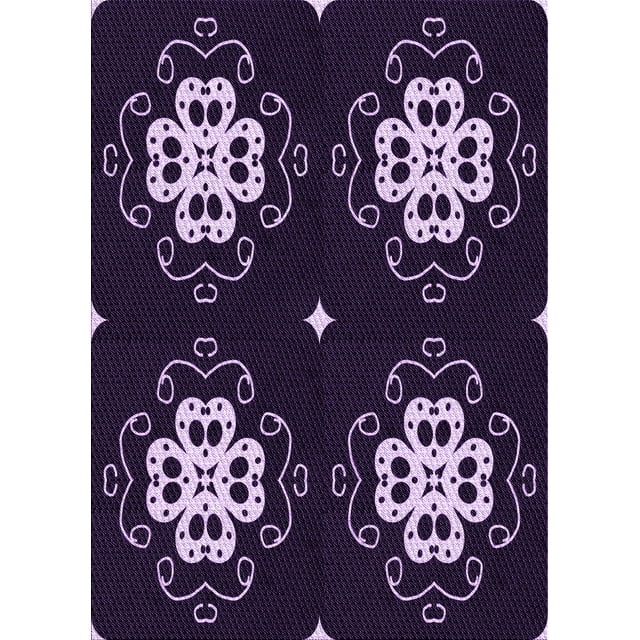 Ahgly Company Machine Washable Indoor Rectangle Transitional Purple Sage Bush Purple Area Rugs, 2' x 4'