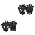 thumbnail image 1 of Eigraketly 2 uds guantes de gimnasio Fitness Body Building mancuernas entrenamiento transpirable medio dedo guante mitones para levantamiento de Type1 NO1, 1 of 6