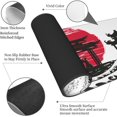 thumbnail image 4 of Japanese Black White Wave Red Sun Samurai Mouse Pad 31.5x11.8 in Desk Accessories Big Extended Non-Slip Rubber Base Mousepad with Stitched Edges Gaming Pc Desktop Large Mouse Pad, 4 of 6