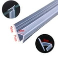 thumbnail image 4 of Glass Door Seal Strip, 78.7 Inch Soft Shower Door Sweep to Stop Leaks, Shower Silicone Seal Strip, 4 of 6