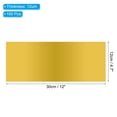 thumbnail image 2 of Uxcell 12 Inch x 4.7 Inch Hot Foil Paper 100 Pcs Toner Reactive Foil Hot Stamping Foil by Laser Printer for Scrapbooking Craft Card Making Album Decoration, Gold, 2 of 6