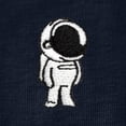 thumbnail image 2 of Dalix Astronaut Embroidered Cotton Classic Fit Long Sleeve Crewneck Tee Shirt Mens in Navy Blue S Small, 2 of 5