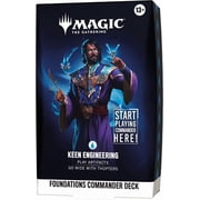 Magic: The Gathering Foundations Commander Deck - Keen Engineering - 100-Card Deck + Accessories