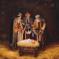 thumbnail image 3 of Missman, Mark 15x15 Black Modern Framed Museum Art Print Titled - Wisemen Still Seek Him, 3 of 5