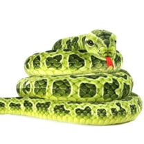 Gustavo the Green Anaconda | 100 Inch Stuffed Animal Plush Snake | by TigerHart Toys