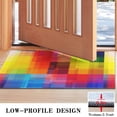 thumbnail image 3 of Colorful Rainbow Checkered Pattern Door Rugs,Washable Non Slip Door Mats Indoor,Decorative Door Mats,Entry Mat Indoor for Entrance,Bedroom,Kitchen,Bathroom,17"x30", 3 of 6