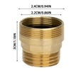 thumbnail image 3 of ACDANC 100 Ft Hose Holder,100ft Water Hose,Heavy Duty Hoses,Expandable 100 Ft,50'Hose,Garden Hose,75 Upgrade Your Plumbing with Durable Brass Water Pipe Standard Fittings,Leak Proof&Easy, 3 of 4