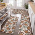 thumbnail image 2 of Light Pink Football and Flowers Pattern Kitchen Rugs Sets Of 3,Kitchen Runner Rugs Non Skid Washable,Decorative Kitchen Floor Mats for Kitchen,Sink,Laundry,17"x30"+ 17"x47" + 17"x59", 2 of 6