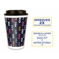 thumbnail image 2 of 16 Oz Chinet Comfort Hot Cups with Lids 18 Count, 2 of 4
