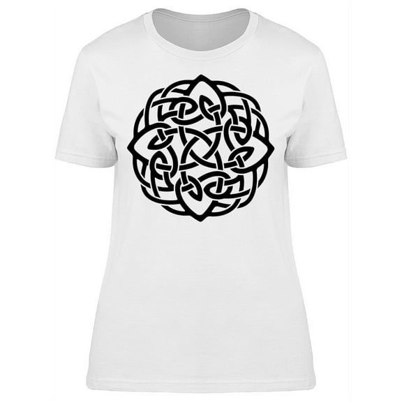 Decorative Round Celtic Design T-Shirt Women -Image by Shutterstock, Female Large