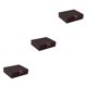 thumbnail image 2 of sweethay Caja de regalo de 5 uds., caja de recuerdo de papel para cumpleaños, cajas de embalaje de regalo de aniversario de fiesta con cinta, negro S 3piezas sweethay CBP158074, 2 of 8