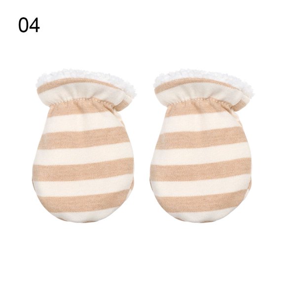 Boys Girls Full Finger Warm Cute Fleece Gloves Newborn Gloves Toddler Infant Mittens Baby Anti-Grab Mittens 4