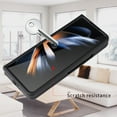 thumbnail image 5 of for Samsung Galaxy Z Fold 5 5G Case, Galaxy Z Fold 5 Leather Case, PU Leather + Hard PC Shell Ultra Thin Slim Durable Protective Phone Case Cover for Samsung Galaxy Z Flip5 5G 2023,Cross-hatch Pattern, 5 of 9
