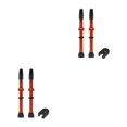 thumbnail image 4 of Advancent Wheel Valves Kit with Rubber Base Bike Cycling Pump Accessories Core Tubeless Stem Vacuum Tool Repair Parts Nozzle for Using naranja amarillo 78 mm 2piezas Advancent CBP126649, 4 of 5
