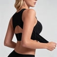 thumbnail image 5 of KHONTS Posture Bra for Women Wireless Bra Wide Strap Back Support Full Coverage Bralettes Black XXL, 5 of 7