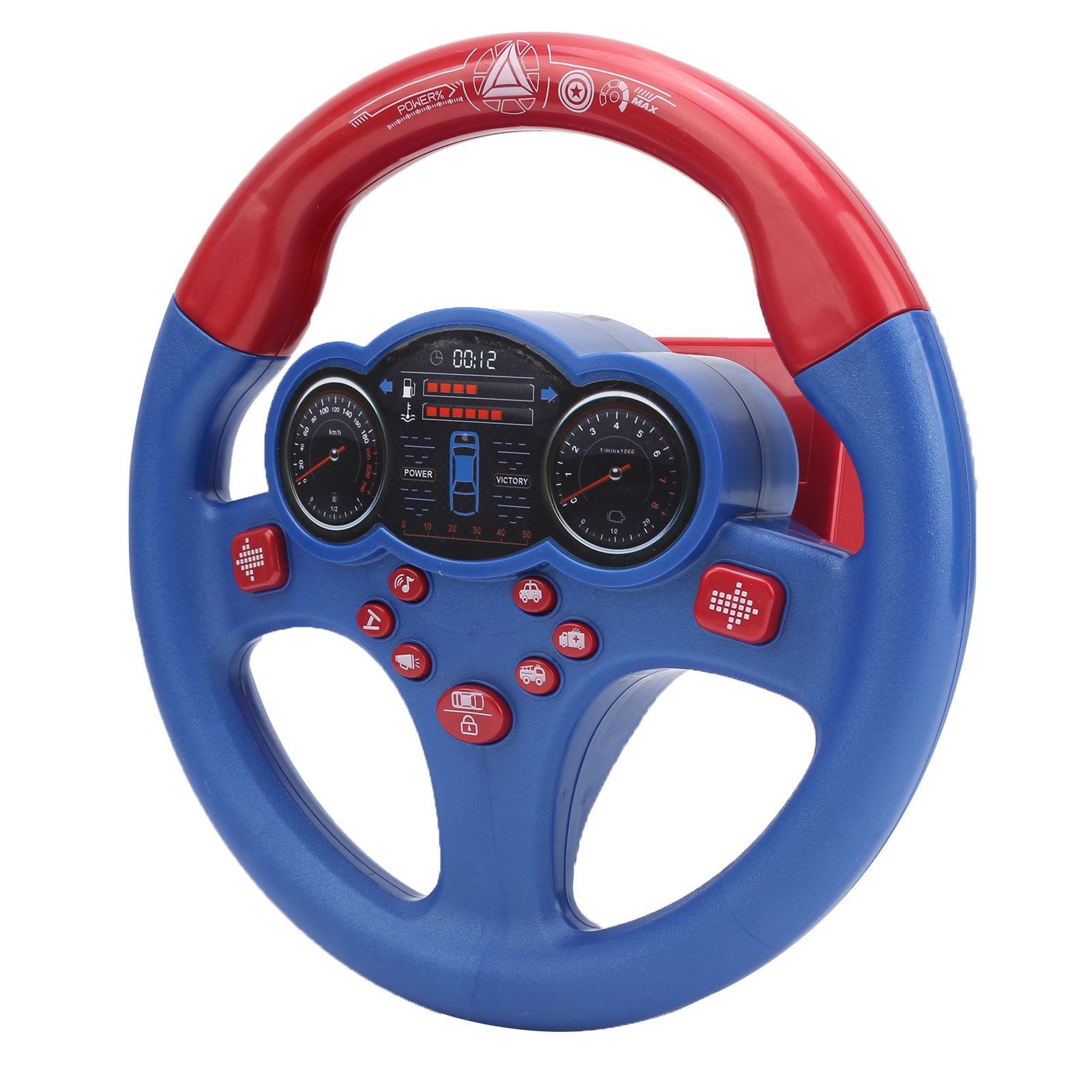 Electric Kids Simulation Steering Wheel Toy Driving Car Steering Wheel