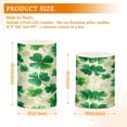 thumbnail image 3 of Electronic Candles Light Combination 3x5In, 3x4In Flameless Candles Plastic Festive Decoration Party Christmas Decoration Green Four Leaf Clover, 3 of 7