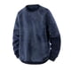 thumbnail image 1 of pstuiky Camisas de manga larga de invierno para hombre, Sudadera deportiva de manga larga con bolsillo y color liso para hombre Tops casuales para hombres xl, 1 of 2