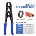 thumbnail image 2 of Herramienta de crimpado Pex iCrimp IWS-1234P de 1/2 y 3/4 pulgadas, 2 of 9
