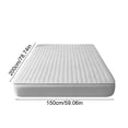 thumbnail image 3 of Quilted Waterproof Mattress Protector Cooling Ice Silk Bed Cover Breathable Zippered Encasement for Bedroom 59x78in, 3 of 6
