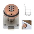 thumbnail image 4 of Security Combination Cam Lock, Polishing Process Rust Prevention Password Coded Cabinet Lock Wearproof Sturdy Zinc Alloy  for Drawer Grey,Black,Bronze, 4 of 7