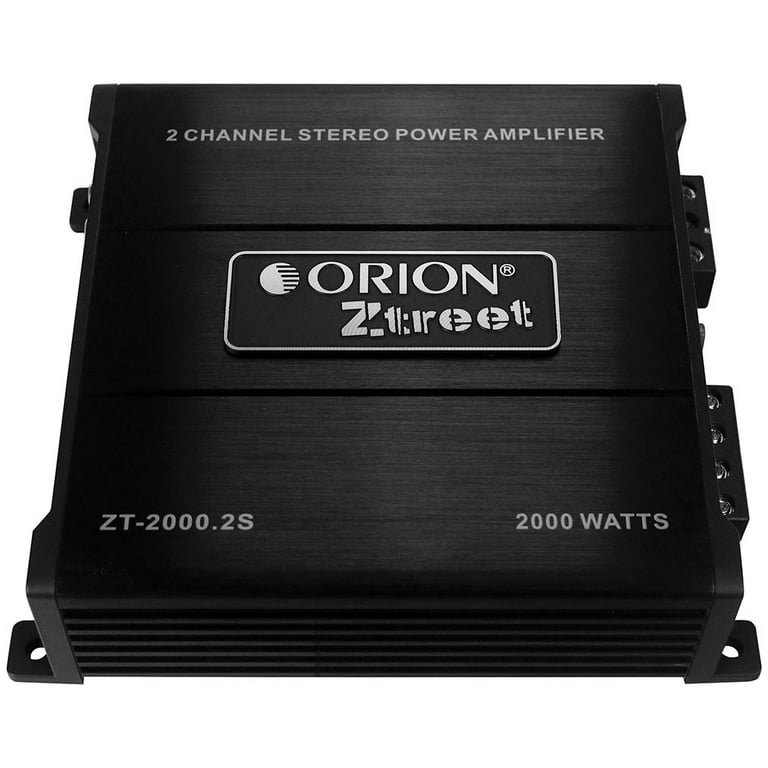 Orion Zt-2000.2s Zt 2-Channel Class Ab Compact Car Audio Amplifier