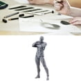 thumbnail image 4 of Figura de acción cuerpo poses personalizables PVC duradero móvil maniquí de dibujo ampliamente utilizado para oficina familiar hombre gris, 4 of 10