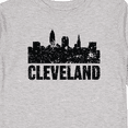 thumbnail image 4 of Inktastic Cleveland Skyline Grunge Boys or Girls Long Sleeve Toddler T-Shirt, 4 of 5