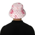 thumbnail image 5 of Zufioo Cute Flamingo with Heart Waterproof Reflective Holographic Bucket Hat,Men and Women Night Reflective Hat,Rave Festival Boonie Cap, 5 of 6