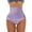 Purple, variant on vigerkar High Waisted Tummy Control Panties for Women Plus Size Shapewear Underwear Body Shaper Floral Lace Briefs Purple, 3XL