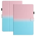 thumbnail image 4 of for Amazon Kindle 11th Generation 2022/Amazon Kindle 6" 2024, Gradient Color PU Leather Folio Stand Magnetic Wallet with Card Pockets [Auto Wake/Sleep] Soft TPU Shockproof Cover, Pink+Blue, 4 of 6