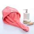 thumbnail image 5 of Lovebay Super Absorbent Coral Fleece Hair Fast Drying Towel Bath Wrap Hat, 5 of 6