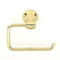 thumbnail image 4 of Alno A6666 Royale Solid Brass 5-1/2" W Euro Single Hook Slide On Toilet Paper Holder -, 4 of 6