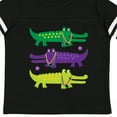 thumbnail image 4 of Inktastic Mardi Gras Holiday Alligators Boys or Girls Toddler T-Shirt, 4 of 5