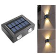 thumbnail image 1 of Lámpara solar para exteriores, nueva lámpara de pared con luz solar multifuncional, luz de arriba y abajo, lámpara de pared decorativa para jardín exterior, lámpara de pared para exteriores, luz, 1 of 4