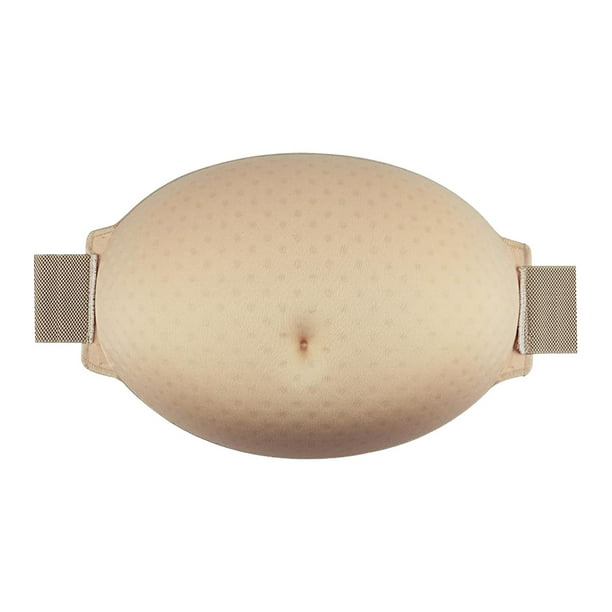 Body de barriga falsa color piel reutilizable de algodón para bebé, esponja para barriga de bebé Arco Vientre 29cm