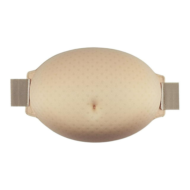 Body de barriga falsa color piel reutilizable de algodón para bebé, esponja para barriga de bebé Arco Vientre 32cm