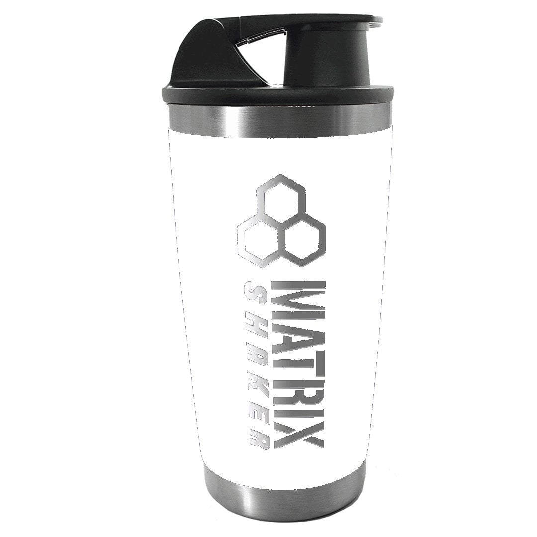 Insulated Supplement Matrix Shaker - 20oz Protein Blender Bottle