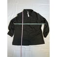 thumbnail image 2 of NY Collection Womens Utility Button Down Blouse, Black, Plus Size, 1X, 2 of 4